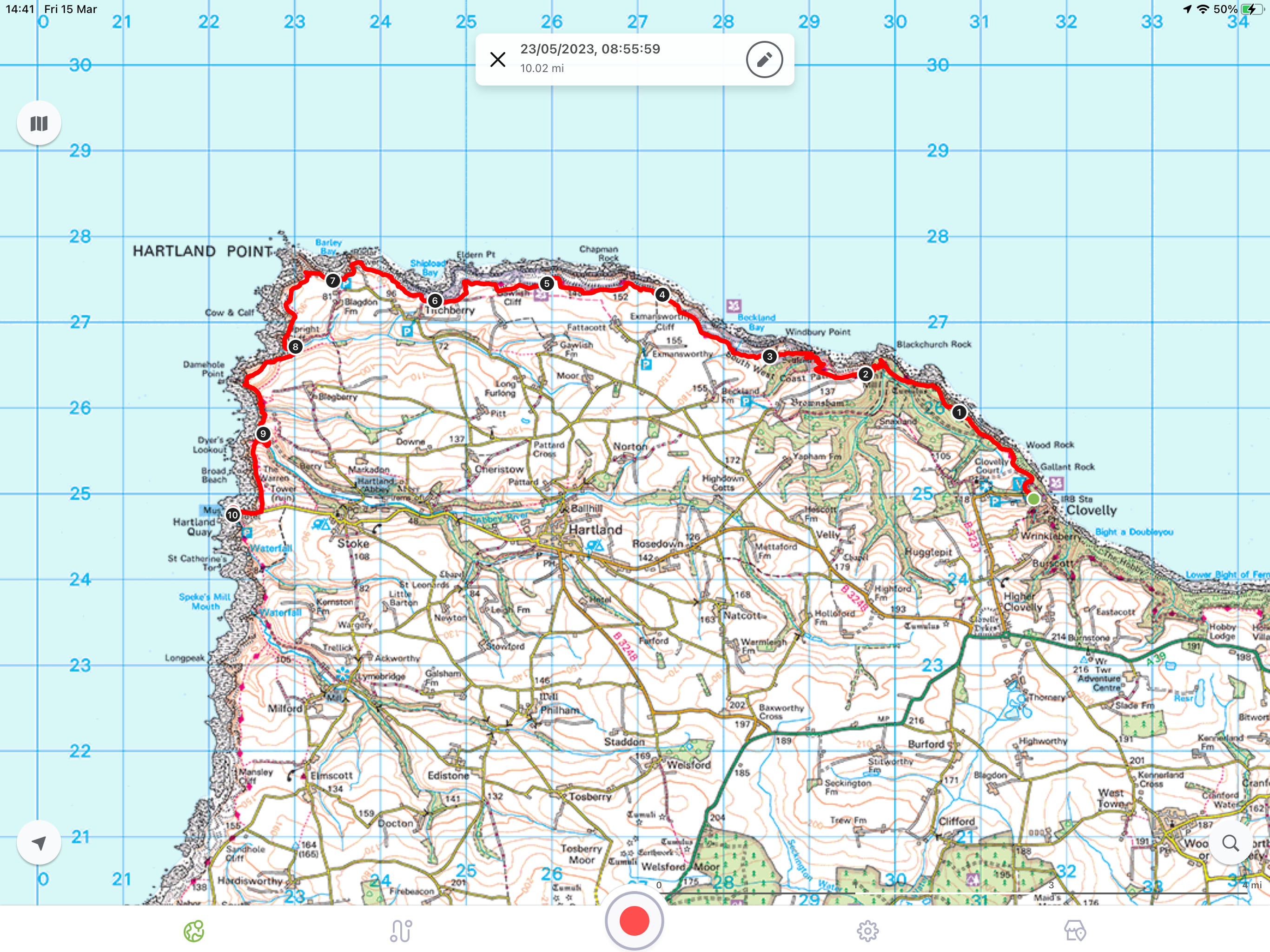 Map of Day 5